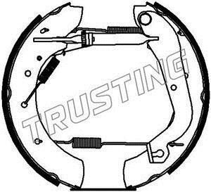 Колодки гальмівні дискові TRUSTING 624.0