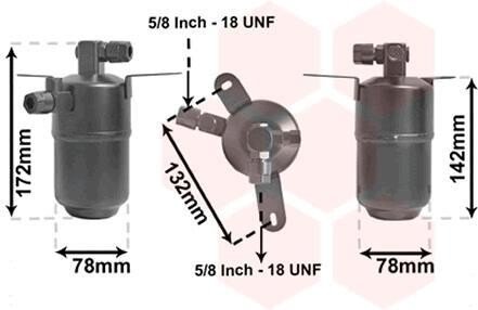 Осушувач кондиціонера VAN WEZEL 3000D005