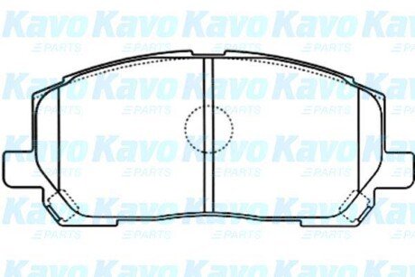 Колодки тормозные (передние) Lexus RX/Toyota Highlander 00-07 (Sumitomo) (с датчиком) KAVO KBP9137