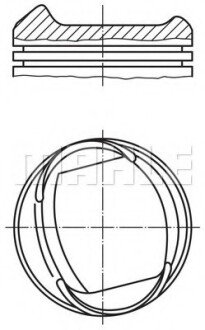 Поршень MAHLE / KNECHT 0133801