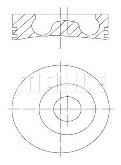 Поршень MAHLE / KNECHT 0150500