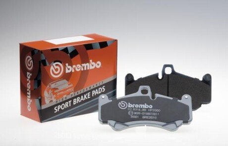 Гальмівні колодки (набір) (высокопроизв. тормоза) BREMBO 07B31500