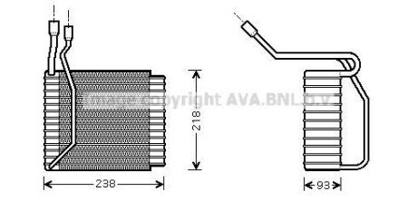 Випаровувач кондиціонера AVA COOLING FDV110