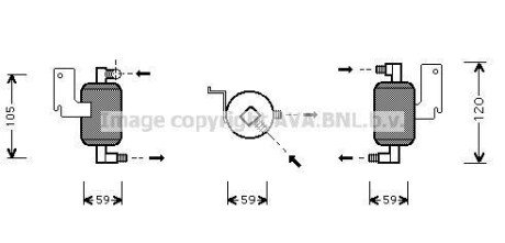 Осушувач кондиціонера AVA COOLING CND186 (фото 1)