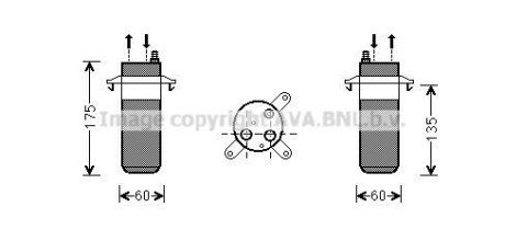 Осушувач кондиціонера AVA COOLING RTD446