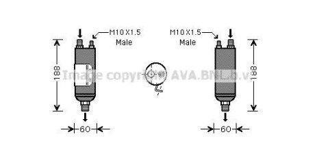 Осушувач кондиціонера AVA COOLING HYD117