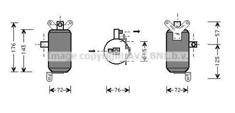 Осушувач кондиціонера AVA COOLING JRD021