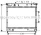 Радіатор, охолодження двигуна AVA COOLING SZ2025 (фото 1)