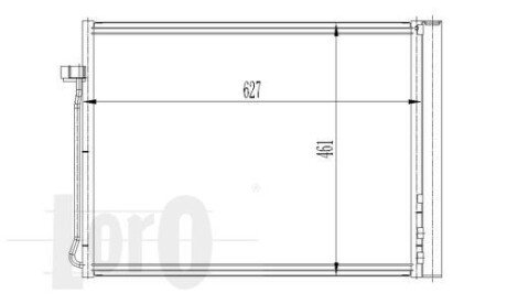 Радіатор кондиціонера X5 (E70/F15/F85)/X6(E71/E72/F16/F86) 2.0D-4.8 06- DEPO 004-016-0020 (фото 1)