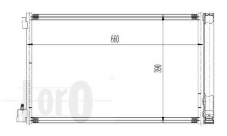 Радіатор кондиціонера Insigina A 1.6-2.8 08- DEPO 037-016-0036