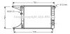 Радіатор, охолодження двигуна AVA COOLING OL2245 (фото 1)