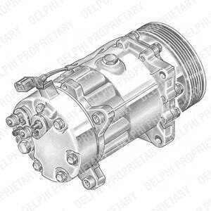 Компресор кондиціонера Delphi TSP0155060