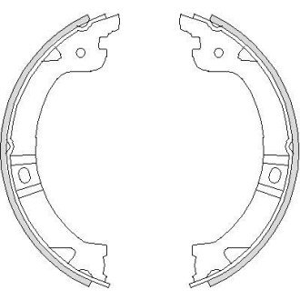 Колодки тормозные WOKING Z4744.00