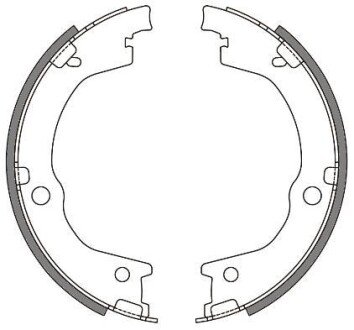 Колодки тормозные WOKING Z4644.00