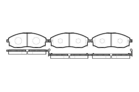 Колодки гальмівні WOKING P6033.02