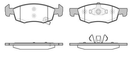Колодки гальмівні WOKING P17343.02
