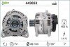 Генератор (14В, 150А, новий) NISSAN INTERSTAR, PRIMASTAR, OPEL MOVANO A, VIVARO A, RENAULT GRAND SCENIC II, GRAND SCENIC III, LAGUNA II, MASTER II, MEGANE II, MEGANE II/KOMBI 1.9D-2.5D 12.97- Valeo 443053 (фото 4)