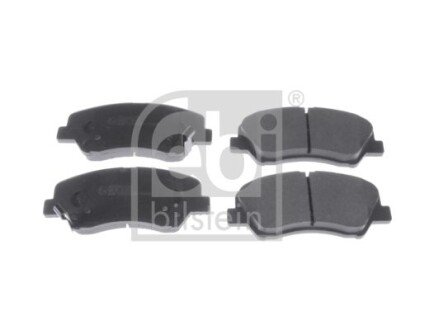 Комплект гальмівних колодок передн, HYUNDAI ACCENT IV, I20 ACTIVE, I20 II, KIA RIO III, RIO IV, STONIC 1.0-1.6D 11.10- FEBI BILSTEIN 116280