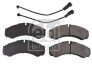 Комплект гальмівних колодок задн, IVECO DAILY II, DAILY III, NISSAN CABSTAR, CABSTAR E, NT400 CABSTAR 2.5D-3.0D 01.89- FEBI BILSTEIN 116409 (фото 1)