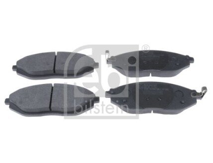 Комплект гальмівних колодок передн, CHEVROLET CAMARO, SPARK, DAEWOO MATIZ 0.8-Electric 09.98- FEBI BILSTEIN 116278