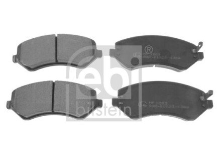 Комплект гальмівних колодок передн, JEEP CHEROKEE 2.4-3.7 09.01-01.08 FEBI BILSTEIN 116340