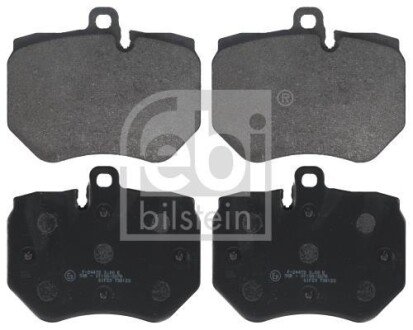 Комплект гальмівних колодок передн, AUDI A6 C6 5.0 04.08-08.10 FEBI BILSTEIN 116025