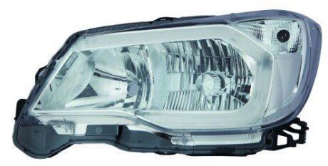 Фара Лів (D4R/HB3/LED/WY21W, електричн, з мотором, колір відбивача: хром, колір повороту: прозор) DEPO 2201124LMLEHM1