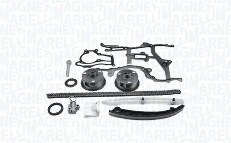 Комплект ГРМ (ланцюг + шестерня) CHEVROLET AVEO, CRUZE, ORLANDO, TRAX, OPEL ADAM, ASTRA J, ASTRA J GTC, CASCADA, CORSA D, CORSA D/HATCHBACK, CORSA E, CORSA E/HATCHBACK, INSIGNIA A 1.2-1.4LPG 07.06- MAGNETI MARELLI 341500000800