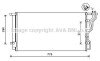 Конденсатор кондиціонера (з осушувачем) HYUNDAI I40 I, I40 I CW 1.6/2.0 07.11-05.19 AVA COOLING HY5298D (фото 1)