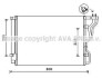 Конденсатор кондиціонера (з осушувачем) HYUNDAI I40 I, I40 I CW 1.7D 07.11-05.19 AVA COOLING HY5299D (фото 1)