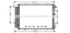 Конденсатор кондиціонера (з осушувачем) KIA SORENTO I 2.4/2.5D/3.5 08.02-12.11 AVA COOLING KA5091D (фото 1)