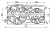 Вентилятор радіатора FORD TRANSIT, TRANSIT TOURNEO CVRA-USRB 04.06-12.14 AVA COOLING FD7579 (фото 1)