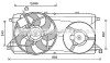 Вентилятор радіатора FORD TRANSIT, TRANSIT TOURNEO CYFA-USRB 04.06-08.14 AVA COOLING FD7580 (фото 1)