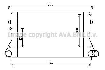 Інтеркулер AUDI A3, TT BHZ-CDMA 11.06-06.14 AVA COOLING AIA4386