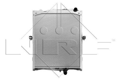 Радіатор двигуна (з рамою) RVI C, K, T, VOLVO FH, FH II, FH III, FH16, FH16 II, FH16 III D13A380-G13C460 01.03- NRF 50191