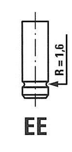 Впускний клапан (39,4x8x106,5) KIA RETONA, SPORTAGE, SUZUKI GRAND VITARA I, VITARA 2.0D 12.94-08.03 FRECCIA R6333SNT