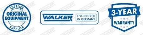 Глушник вихлопної системи задній NISSAN JUKE 1.5D 06.10-12.19 WALKER 24178