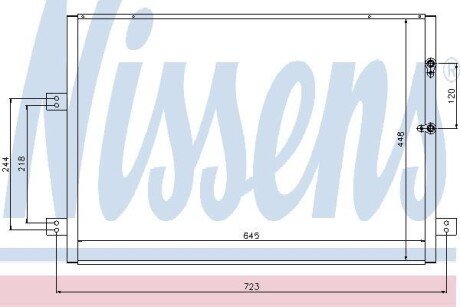 Радіатор кондиціонера First Fit NISSENS 94787