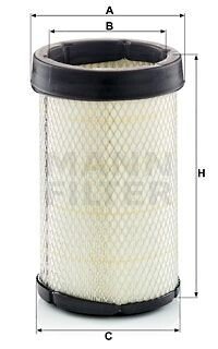 Фільтр повітряний MANN-FILTER C17017