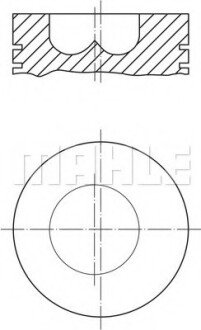 Поршень MAHLE / KNECHT 4391400