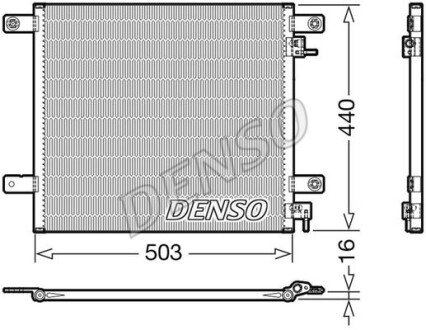 Радіатор кондиціонера DENSO DCN99066