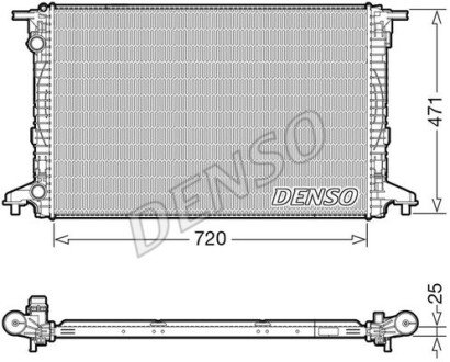 Радіатор DENSO DRM02043