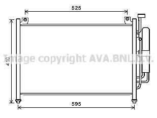 Радіатор кондиціонера AVA COOLING MZA5236D