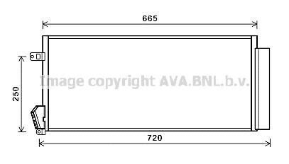 Радіатор кондиціонера AVA COOLING FTA5396D