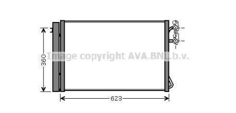 Радіатор кондиціонера AVA COOLING BWA5295D