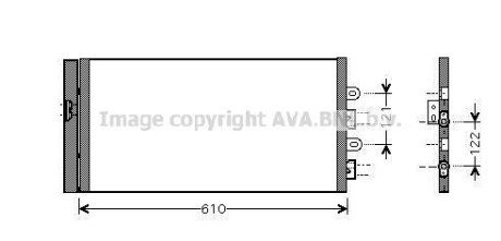 Радіатор кондиціонера AVA COOLING FTA5298D
