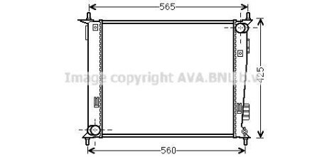 Радіатор AVA COOLING KAA2143