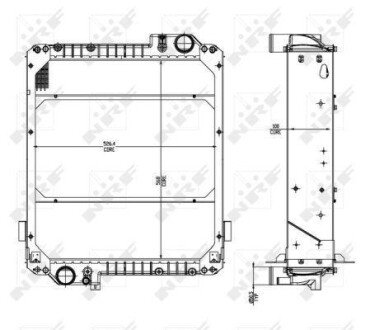 Радіатор NRF 54071
