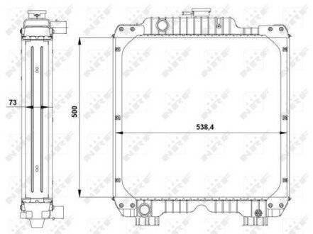 Радіатор NRF 54091