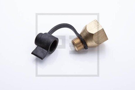 Гніздо управління (M22x1,5, внутрішній, M16x1,5, зовн., з гумовим пильовиком) DAF 65 CF, 75 CF, 85 CF, 95 XF MAN E2000, F90, M90, TGA 06.85- PE AUTOMOTIVE 07635400A